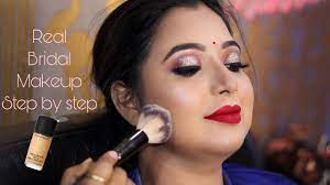 traditional bridal makeup step by step