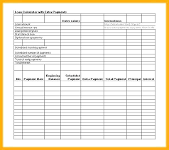 Loan Payment Schedule Template