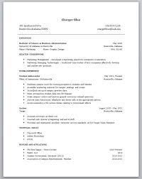 Filling Out A Resume With No Work Experience   Free Resume Example     