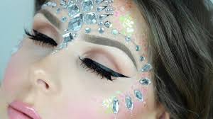 face jewels festival makeup tutorial
