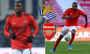 Mikel arteta spoke of the 'strength' and 'energy' that the player will provide arsenal. Real Sociedad Fail With Last Ditch Attempt To Hijack Arsenal S 7m Move For Benfica S Nuno Tavares Daily Mail Online