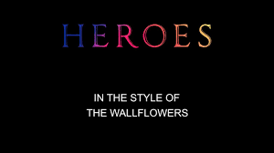 the wallflowers heroes karaoke