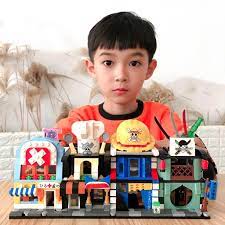 Bộ đồ chơi giáo dục LẮP RÁP LEGO CITY TOÀ NHÀ PHONG CÁCH ANIME one piece  onepiece luffy zoro sanji chopper