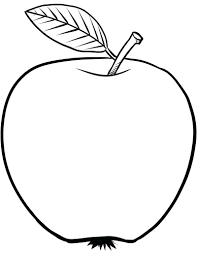 50+ Tranh tô màu quả táo đơn giản, dễ thương cho bé tập tô