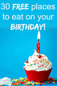 eat for free on your birthday