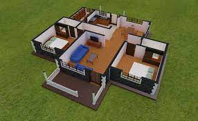 two bedroom house plans in kenya