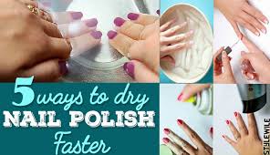 how to dry nail polish fast stylewile