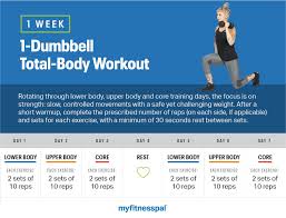 1 week 1 dumbbell total body workout