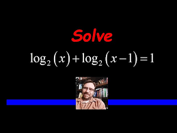Solve A Logarithmic Equation