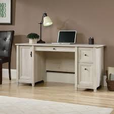 Computer desks manufactured by sauder are available in many retail stores and online. Sauder Edge Water Computer Desk Chalked Chestnut Staples Ca
