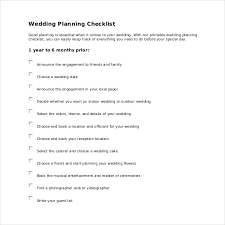 Wedding Checklist Template 20 Free Excel Documents Download