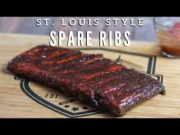 how to smoke st louis style pork ribs