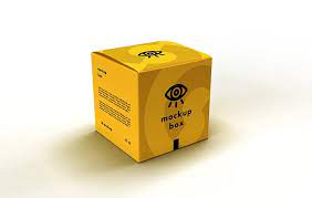 yellow box mockup mockups for free