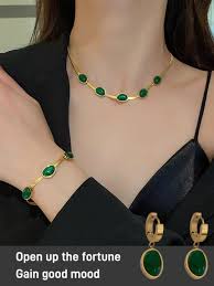 ganze011 high quality jewelry emerald