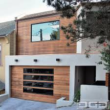 custom garage door in a modern design