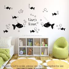 42 X Bubble Fish Wall Stickers