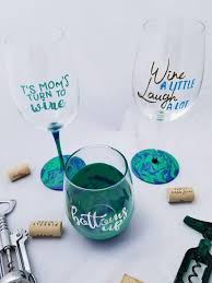 Diy Personalized Wine Glasses With