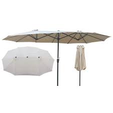 oval double sided patio umbrella market