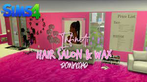 infiniti hair salon wax sims 4