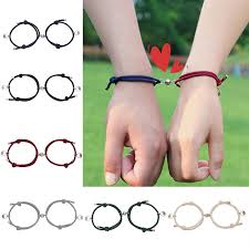 A perfect jewel for your girlfriend or boyfriend. Buy 2pcs Set Rope Braided Magnetic Touch Bracelet Couple Bracelet Matching Jewelry Distance Hand Woven At Affordable Prices Price 1 Usd Free Shipping Real Reviews With Photos Joom