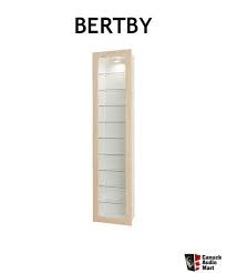 ikea bertby glass door wall cabinet