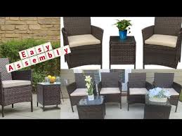 Devoko Rattan Patio Furniture Set