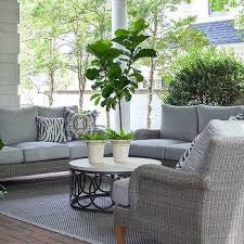 Gray Wicker Outdoor Furniture Design Ideas
