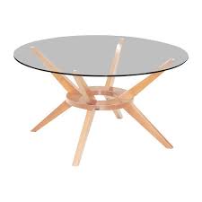 round glass top coffee table क च क