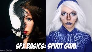 sfx basics spirit gum and spirit gum