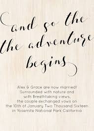 Elopement Announcement Card Wedding By Loveateverysight On