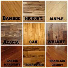 No matter which wood flooring type you have in your home, the look is classic and works with virtually every interior style. Choosing Hardwood Flooring Hardwood Floor Colors Types Of Hardwood Floors Acacia Wood Flooring