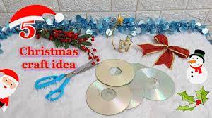 christmas decoration idea with old cd