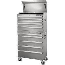 waterloo 10 drawer 2 piece stainless