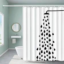 gzzmf 1 piece shower curtains with