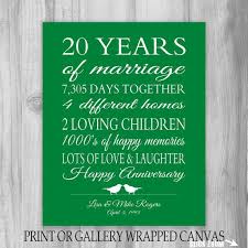 Check both boxes when you gift the happy couple this exquisite dinnerware set from mikasa. 20th Anniversary Gift 20 Year Anniversary Gift Canvas Print Etsy 20 Year Anniversary Gifts Happy 20th Anniversary 20th Anniversary Gifts