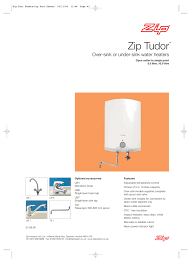 tudor open outlet water heater