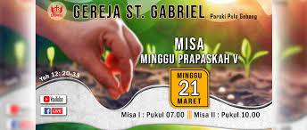 Sari warta injil hari ini: Misa Hari Minggu Prapaskah V 21 Maret 2021 Paroki Pulo Gebang Keuskupan Agung Jakarta