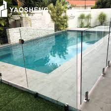 Frameless Clear Toughened Safety Glass