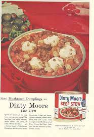 The vegetables in this beef stew recipe does not only contribute to the nutrition of this dish, it also adds flavor and aroma. Dinty Moore Beef Stew Original 1957 Vintage By Vintageadarama 9 99 Dinty Moore Beef Stew Stew And Dumplings Beef
