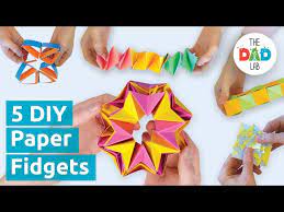 5 diy fidget toys ideas paper crafts