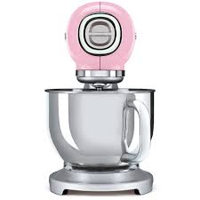 Made of deep drawn sheet steel they come in seven gorgeous colours: Stand Mixer Pink Smf02pkeu Smeg Com