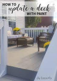 How To Update A Deck With Paint Diy