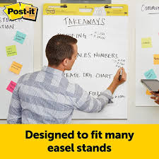 post it super sticky easel pad 25 x 30