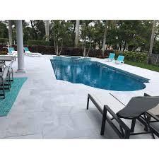 Ice White French Pattern Marble Paver