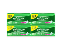 Whisper Ultra Clean Xl Plus Wings Sanitary Pads 30 Pcs Pack Of 4
