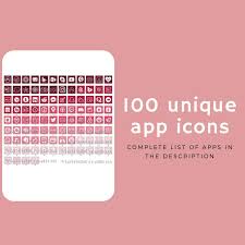 I also added some fonts if you have a presentation and want a fun title or heading, and s. Pink Berry Aesthetic Pack For Iphone Ios 14 100 App Icons Via Wish List