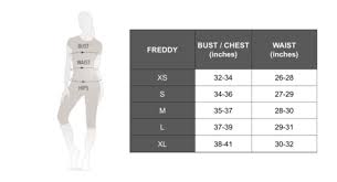 Size Chart Freddy Ksa