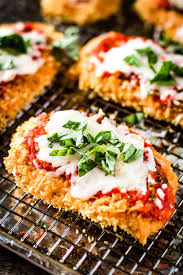 Pound chicken thin and trim off fat. Oven Baked Chicken Parmesan Recipe Panko Parmesan Chicken