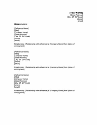 References Template 40 Professional Reference Page Sheet