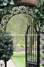Main Entry Wrought Iron Gate Design